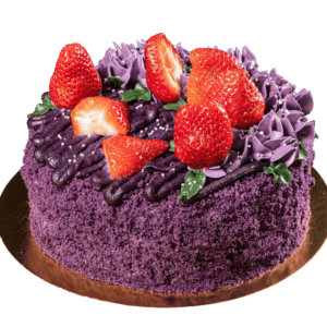 Ube and Strawberry "Love of Baguio" Cake/ Ube ir braškių „Love of Baguio“ tortas