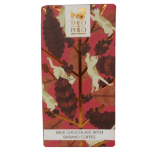 Theo & Philo Artisan Chocolates - Milk Chocolate with Barako Coffee/ Pieniškas šokoladas su „Barako“ kava